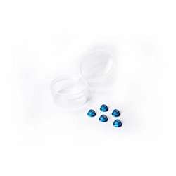 Koswork Flanged Nylon Lock Nuts M2 Blue for Kyosho Mini-Z Series (5)