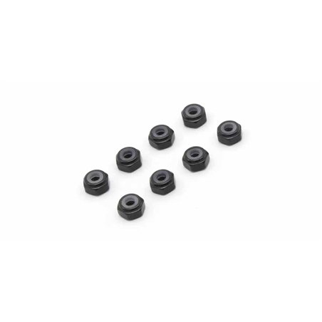 Kyosho Mini-Z M2 Nyloc Alu Wheel Nut (8) Black