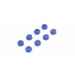 Kyosho Mini-Z M2 Nyloc Alu Wheel Nut (8) Blue