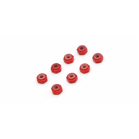 Kyosho Mini-Z M2 Nyloc Alu Wheel Nut (8) Red