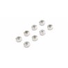 Kyosho Mini-Z M2 Nyloc Alu Wheel Nut (8) Silver