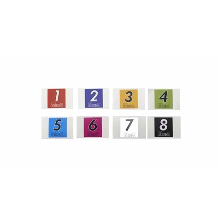 Kyosho Mini-Z Car Number (No.1-8) 50 Sets