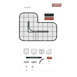 Kyosho Mini-Z Carpet Track 50 Basic Set (40pcs - 50x50)