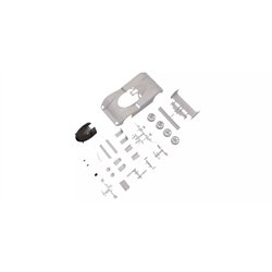 Kyosho Mini-Z Jaguar XJR-14 White Body Set + 2WD Rims