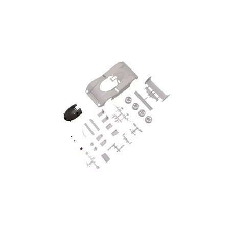 Kyosho Mini-Z Jaguar XJR-14 White Body Set + 2WD Rims