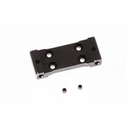Kyosho RB6 aluminium (7075-T6) bulkhead.10 grams only.