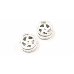 Kyosho Optima Satin Chromed 1.7 inches 5 Spokes Wheel (2)