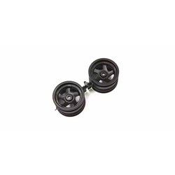 Kyosho Optima Black 1.7 inches 5 Spokes Wheel (2)