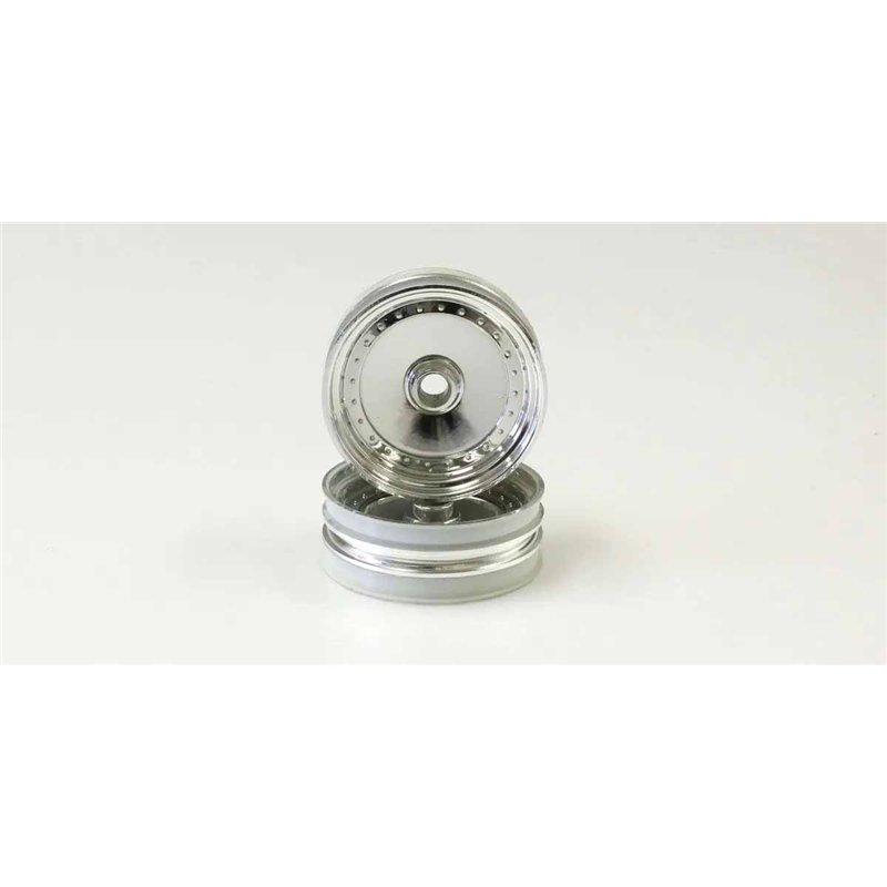 Kyosho Scorpion 2014 Shiny Chromed Front Wheel 2.0 inches (2)