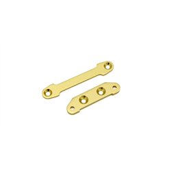 Kyosho Turbo Optima Front Suspension Plate Set (2) Gold