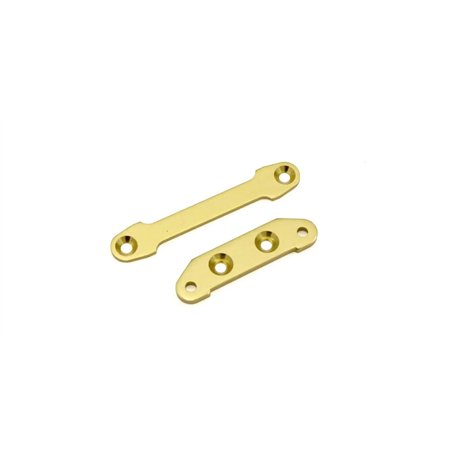 Kyosho Turbo Optima Front Suspension Plate Set (2) Gold
