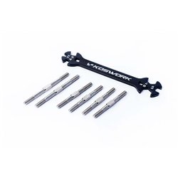 Koswork Turnbuckle Set HD for Kyosho Ultima & JJ (6)