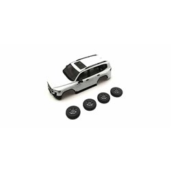 Bodyshell Toyota Land Cruiser 300 GR Sport White Mini-Z 4X4 MX01