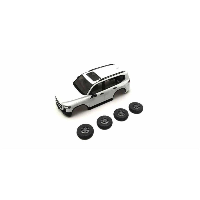 Bodyshell Toyota Land Cruiser 300 GR Sport White Mini-Z 4X4 MX01