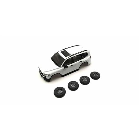 Bodyshell Toyota Land Cruiser 300 GR Sport White Mini-Z 4X4 MX01