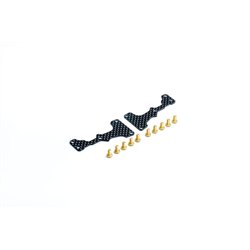 Koswork Carbon 1.5mm Front Arm Stiffener Set for Inferno MP11