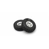 Kyosho KC10 Spoke Chrome Complete Wheels (2)