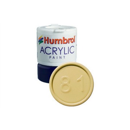 Acrylic maling Pale Yellow 12ml - Mat