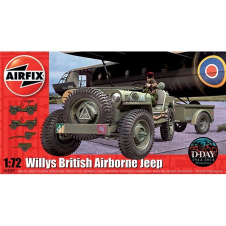 Willys Jeep, släpvagn och 6PDR-pistol