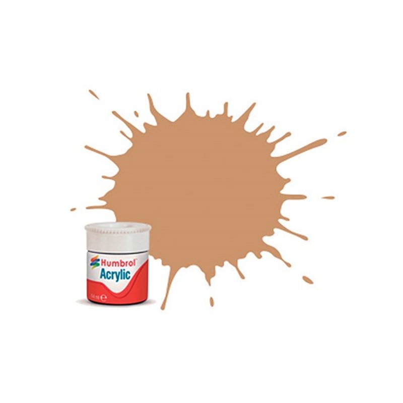 Acrylic maling brown yellow 14ml-Mat