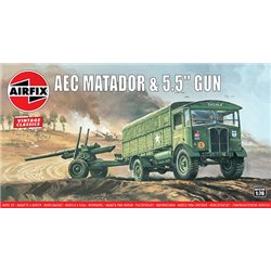 AEC Matador och 5,5-tums kanon