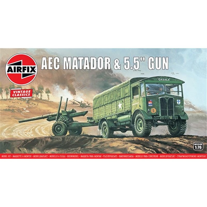 AEC Matador och 5,5-tums kanon