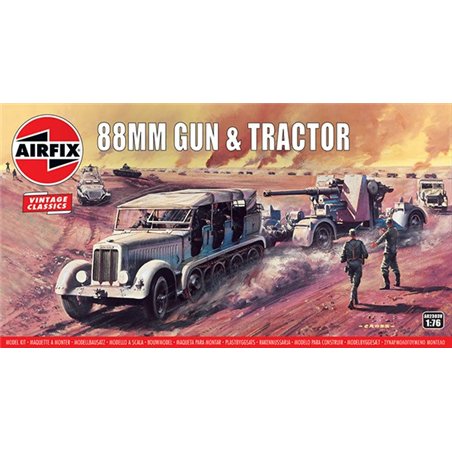 88mm Flak Gun & Tractor
