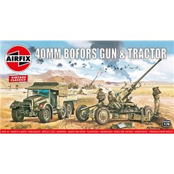 Bofors kanon och traktor