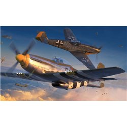 P-51D Mustang vs Bf109F-4 Dogfight Double 1:73