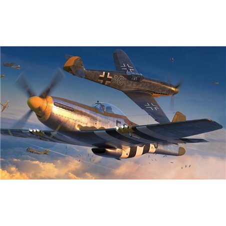 P-51D Mustang vs Bf109F-4 Dogfight Double 1:73