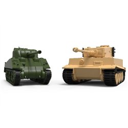 Klassisk konflikt Tiger 1 vs Sherman Firefly 1:72