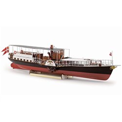 1:33 - S/S Hjejlen Dampskip / Steamer wooden hull
