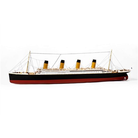 1:144 RMS Titanic komplett - Träskrov