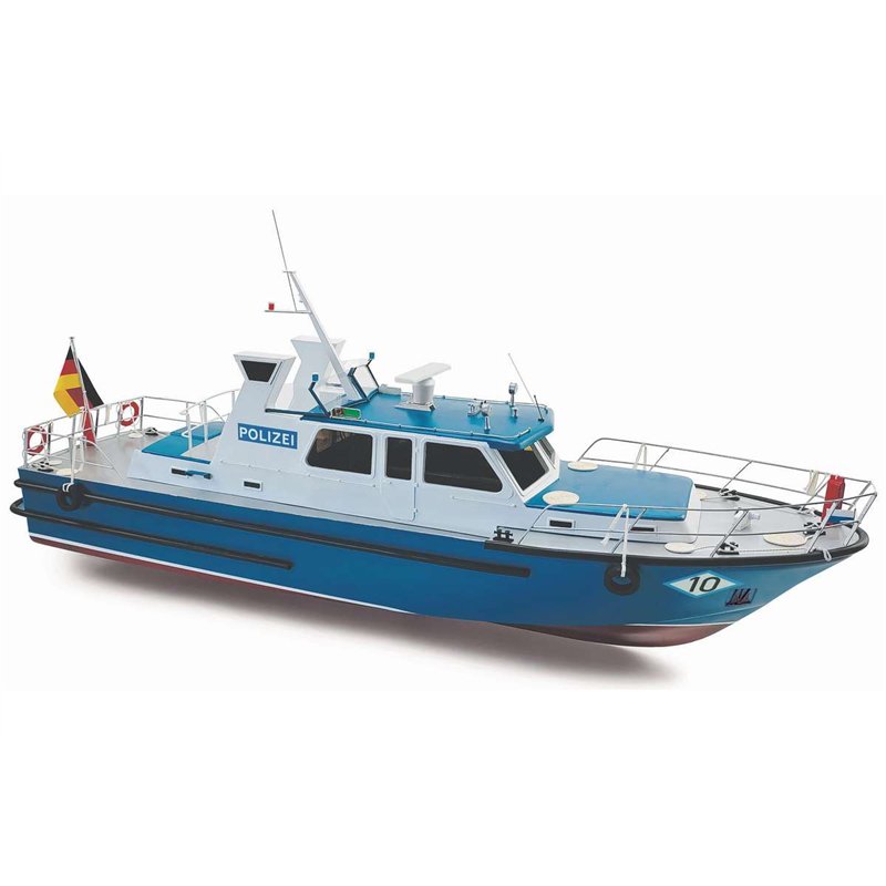 1:20 WSP10 Passau polisbåt Plastskrov fotoman
