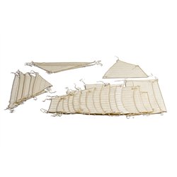 Sailset for 01-00-0564 Cutty Sark, cotton unbleach