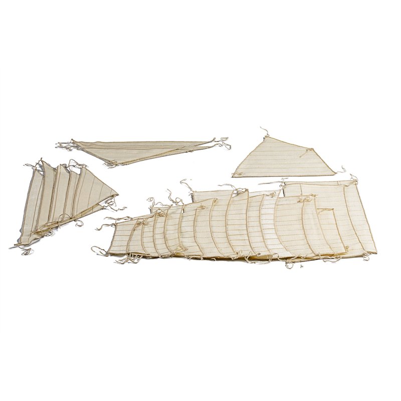 Sailset for 01-00-0564 Cutty Sark, cotton unbleach