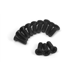 Försänkt gängskruv 2×5 mm (12 st)