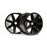 7 Spoke Black Chrome Trophy Truggy Wheel