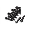 Button Head Screw M2.5X10Mm (Hex Socket/10Pcs)