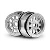 Tr-10 Glue-Lock Wheel Matte Chrome (120X60Mm/2Pcs)