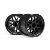BBS Spoke Wheel 48X34mm Black (14mm Offset/2pcs)