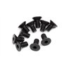 Flat Head Screw M4X8Mm (Hex Socket/10Pcs)