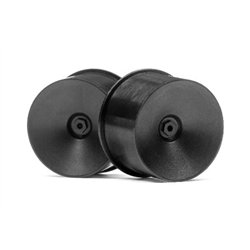 Q32 Dish Wheel Set (Black/22X14/4Pcs)
