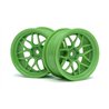 Tech 7 Wheel Green 52X26X+6Mm Offset (2Pcs)