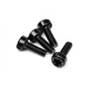 Wide Cap Head Torx Screw M4X12Mm (4Pcs)