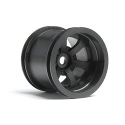 Scorch 6-Spoke Wheel Black (2.2In/55X50Mm/2Pcs)