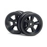 Vintage 5 Spoke Wheel 26Mm Black (0Mm Offset)