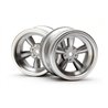 Vintage 5 Spoke Wheel 31Mm Wide Mat Crm 6Mm Offset