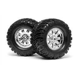Mounted Super Mud Tire 165X88Mm Ringz Wheel Shncrm