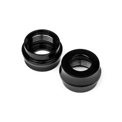 Big Bore Shock Bottom Cap _Black/2Pcs_